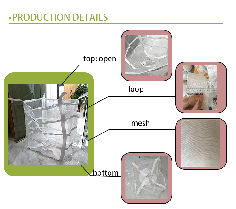 Ventilated Bulk Bags for Wood Logs - Inospack